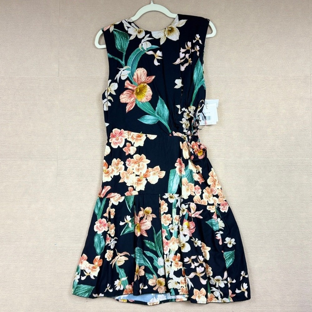 Agua by Agua Bendita Otono Mini Danza Floral Dress Large NWT